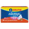 ABSORVENTE ALWAYS BASIC SV C ABA 16UN