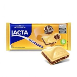 CHOCOLATE LACTA OURO BRANCO 98G