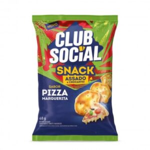 SALGADINHO CLUB SOCIAL SNACK PIZZA MARGUER 68G