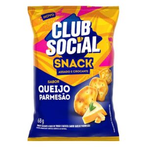 SALGADINHO CLUB SOCIAL SNACK QUEIJO PARM 68G