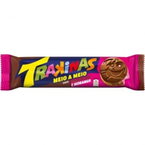 BISCOITO RECH TRAKINAS MEIO CHOCOLATE MOR126G