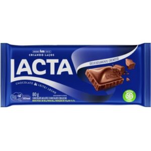 CHOCOLATE LACTA AO LEITE 80G