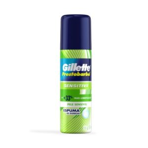 ESPUMA BARBEAR GILLETTE PREST SENS 150G