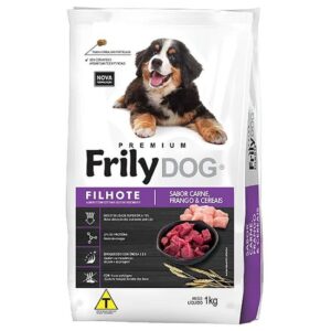 RACAO FRILY DOG JR CAR FRANGO CER 1KG