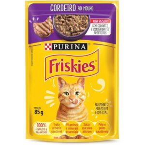 RACAO FRISKIES CORDEIRO MOLHO SACHE 85G
