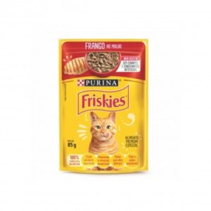 RACAO FRISKIES FRANGO AO MOLHO SACHE 85G