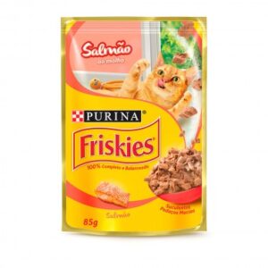 RACAO FRISKIES SALMAO SACHE 85G