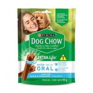PETISCOS CAES DOG CHOW ORAL PEQUENOS 45G