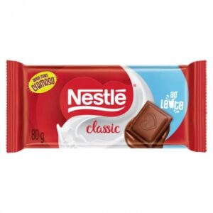 CHOCOLATE NESTLE CLASSIC AO LEITE 80G
