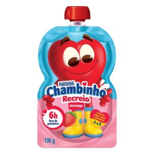 IOGURTE NESTLE CHAMBINHO MORANGO 100G