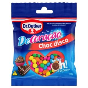 CONFEITO DR OETKER CHOCOLATE DISCOS 80G
