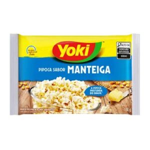 PIPOCA MICRO YOKI MANTEIGA INT 90G