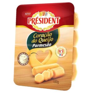 QUEIJO PARMESAO PRESIDENT CILINDRO 180G