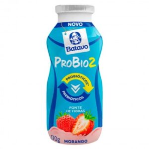IOGURTE BATAVO PROBIO2 MORANGO 170G