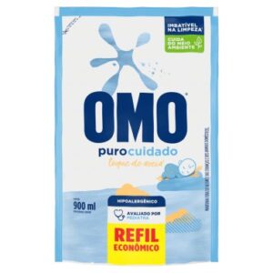LAVA ROUPA LIQUIDO OMO PURO CUIDADO SHT900ML