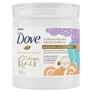 CREME TRAT DOVE 2 EM 1 CACHOS BIOT500G