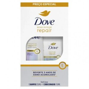 CONJ DOVE SH COND BOND REP PEP 500ML
