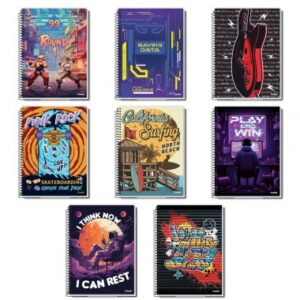 CADERNO CREDEAL CD MY COLLEC 1M 80F MAS