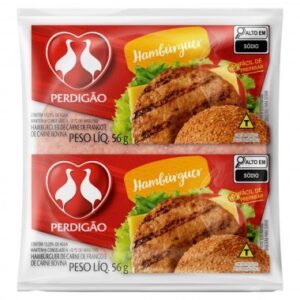 HAMBURGUER PERDIGAO BOVINO 56G