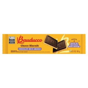 BISCOITO RECH BAUDUCCO CHOCOLATE BISC M AM80G