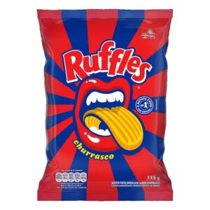 SALGADINHO ELMA CHIPS RUFFLES CHURRASCO 115G