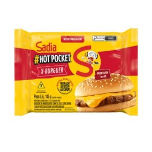 HOT POCKET SADIA X BURGUER 145G