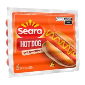 SALSICHA SEARA HOT DOG 500G