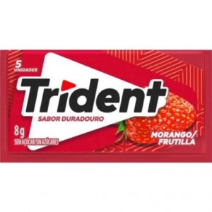 CHICLE TRIDENT MORANGO 8G