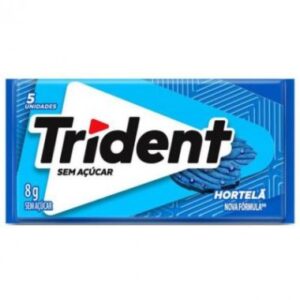 CHICLE TRIDENT HORTELA 8G