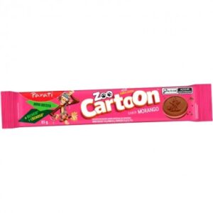 BISCOITO RECH ZOO CARTOON MORANGO 85G
