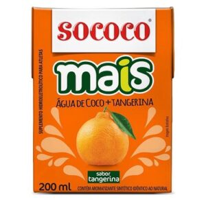 AGUA COCO SOCOCO MAIS TANGERINA 200ML