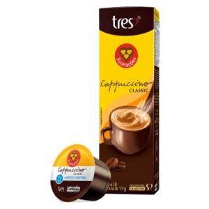 CAFE TRES CORACOES CAP CAPPUCCINO 88G