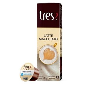 CAFE TRES CORACOES CAP LATTE MACCHI110G