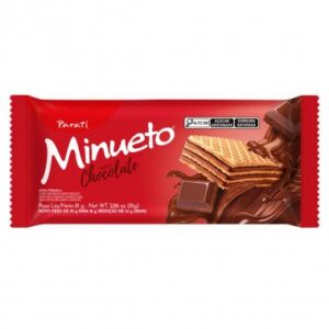 BISCOITO WAF MINUETO CHOCOLATE 81G