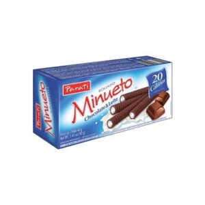 BISCOITO WAF PARATI ROLINHO CHOCOLATE LTE40G