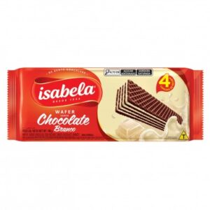 BISCOITO WAF ISABELA CHOCOLATE BRANCO 100G