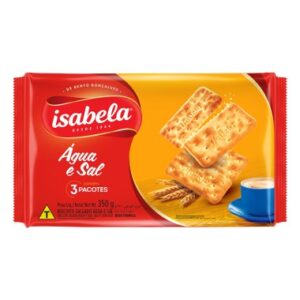 BISCOITO ISABELA AGUA E SAL 350G