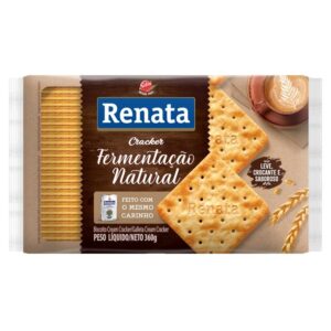 BISCOITO RENATA CREAM CRACKER FER NAT360