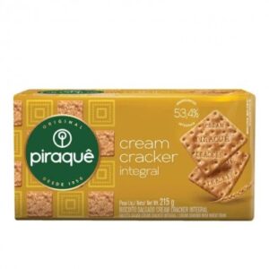 BISCOITO PIRAQUE CREAM CRACKER INT 215G