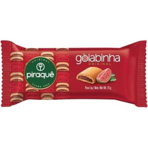 BISCOITO PIRAQUE ROLADINHO GOIABA 75G