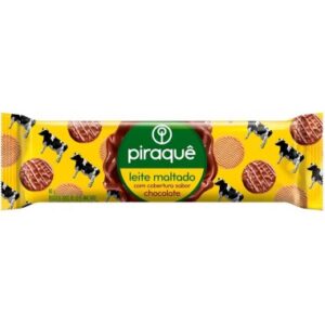 BISCOITO PIRAQUE MALTADO COBERT CHOCOLATE 80G