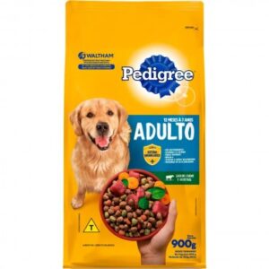 RACAO PEDIGREE CARNE E VEGETAIS 900G
