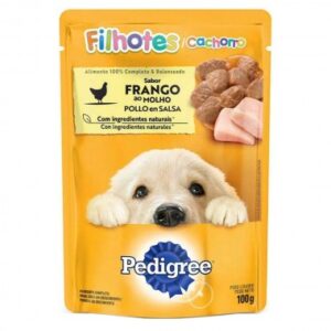 RACAO PEDIGREE FILHOTES FRANGO SHT100G