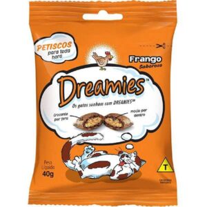 PETISCO GATOS DREAMIES FRANGO 40G