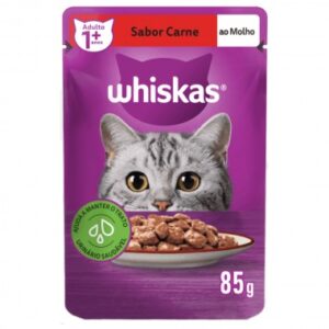 RACAO WHISKAS CARNE SACHE 85G