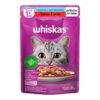 RACAO WHISKAS CASTRADOS CARNE SACHE 85G
