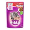 RACAO WHISKAS JUNIOR CARNE SACHE 85G