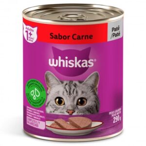 RACAO WHISKAS CARNE LTA 290G
