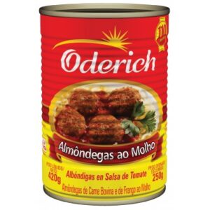 ALMONDEGA ODERICH AO MOLHO 420G