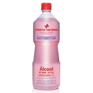 ALCOOL PRONTO SOCORRO LAVANDA 46INPM 1L